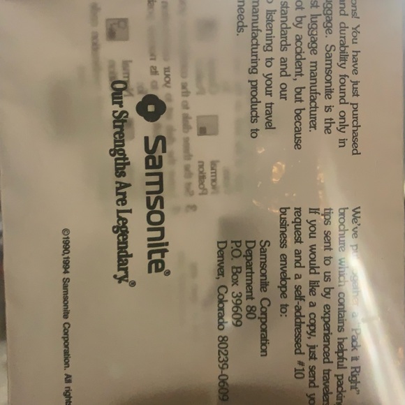 Samsonite 700 series medium size
Like new - Picture 16 of 16